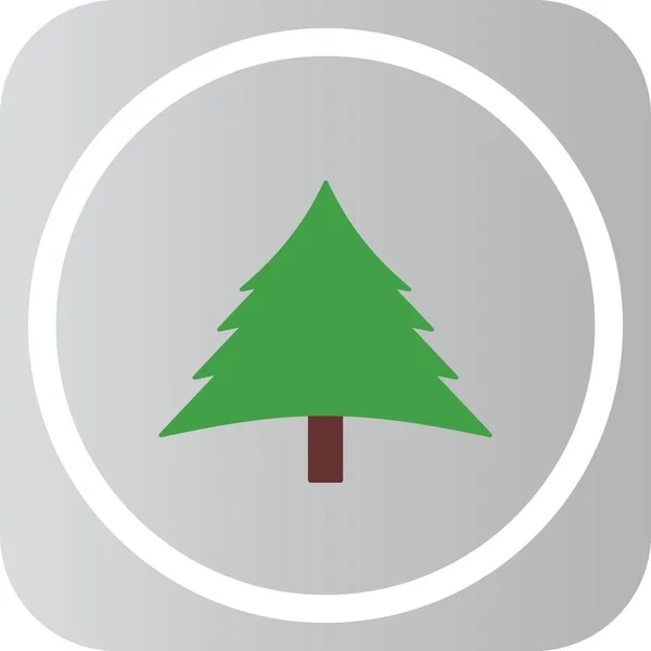 Πρότυπο Δημιουργικού Σχεδιασμού Εικονιδίου Δέντρου — Διανυσματικό Αρχείο