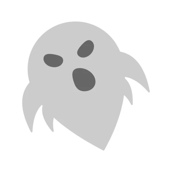 Fantasma Icono Plantilla Diseño Creativo — Vector de stock