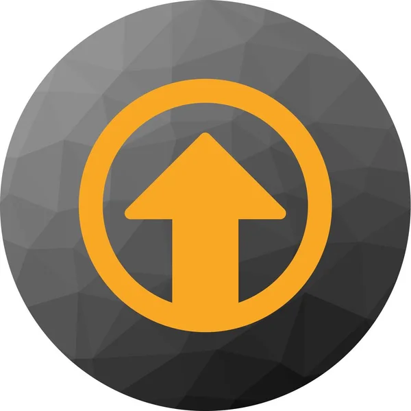 Oppover Direction Arrow Icon Til Ditt Prosjekt – stockvektor