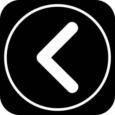 Projeniz için sol yön ok simgesi