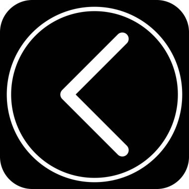 Projeniz için sol yön ok simgesi