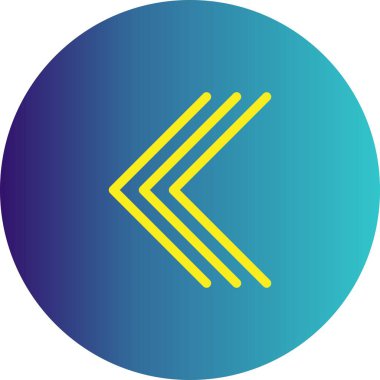 Projeniz için sol yön ok simgesi