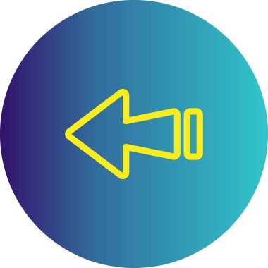 Projeniz için sol yön ok simgesi