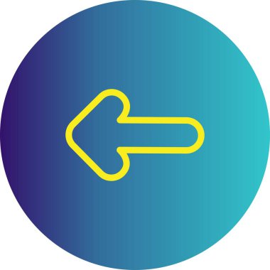 Projeniz için sol yön ok simgesi