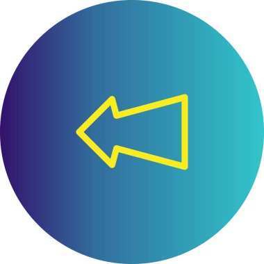 Projeniz için sol yön ok simgesi