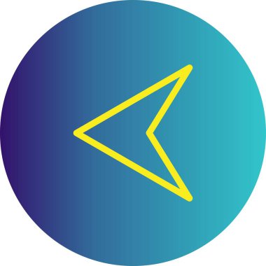 Projeniz için sol yön ok simgesi