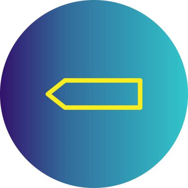 Projeniz için sol yön ok simgesi