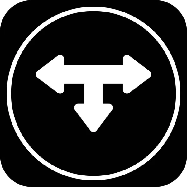 Pfeil Icon Für Mehrere Richtungen Für Ihr Projekt — Stockvektor