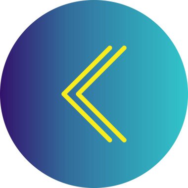 Projeniz için sol yön ok simgesi