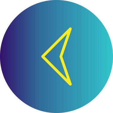 Projeniz için sol yön ok simgesi