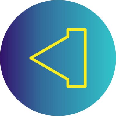 Projeniz için sol yön ok simgesi