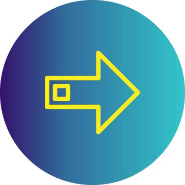 Projeniz için doğru yön ok simgesi