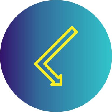 Projeniz için doğru yön ok simgesi