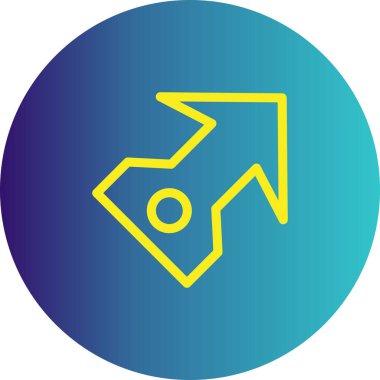 Projeniz için doğru yön ok simgesi