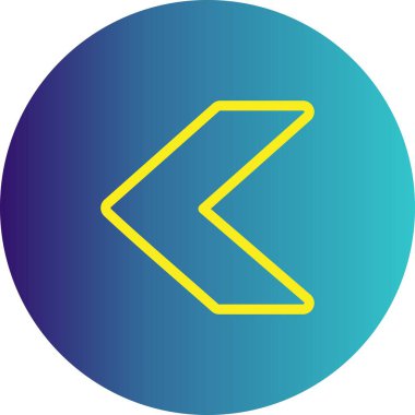 Projeniz için sol yön ok simgesi