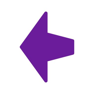 Projeniz için sol yön ok simgesi