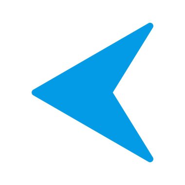 Projeniz için sol yön ok simgesi