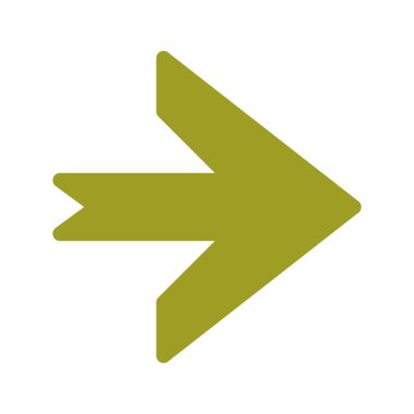 Projeniz için doğru yön ok simgesi