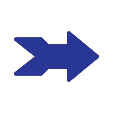 Projeniz için doğru yön ok simgesi