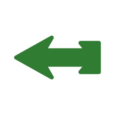 Projeniz için sol yön ok simgesi