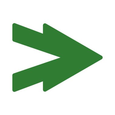 Projeniz için doğru yön ok simgesi