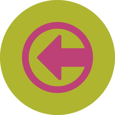 Projeniz için sol yön ok simgesi