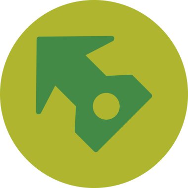 Projeniz için sol yön ok simgesi