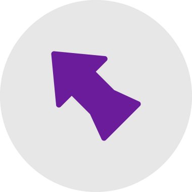 Projeniz için sol yön ok simgesi