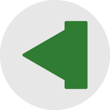 Projeniz için sol yön ok simgesi