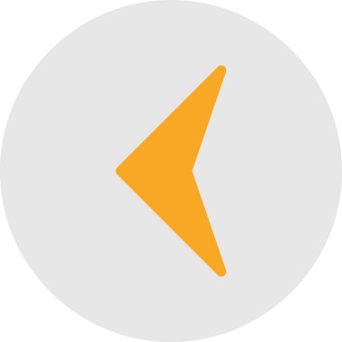 Projeniz için sol yön ok simgesi