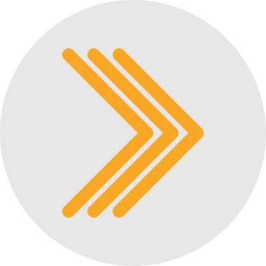 Projeniz için doğru yön ok simgesi