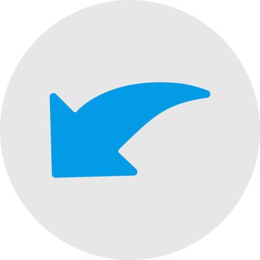 Projeniz için sol yön ok simgesi