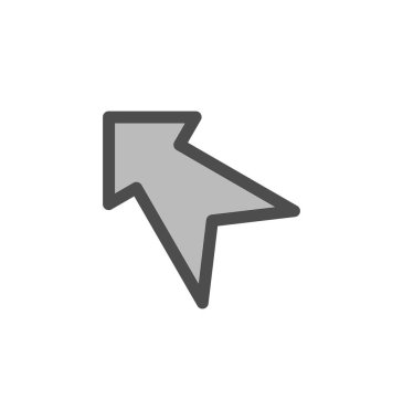 Projeniz için sol yön ok simgesi