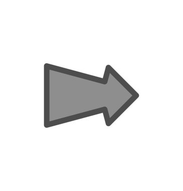 Projeniz için doğru yön ok simgesi