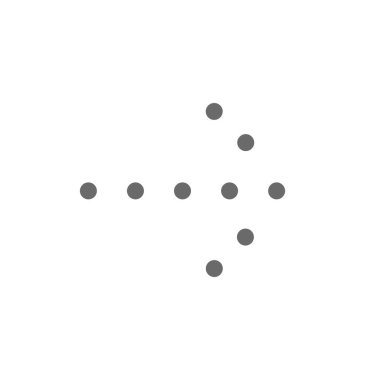 Projeniz için doğru yön ok simgesi