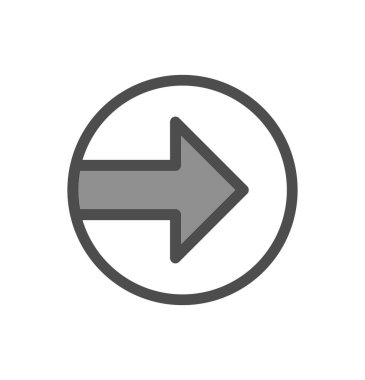 Projeniz için yön ok simgesi