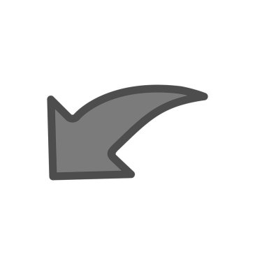 Projeniz için sol yön ok simgesi