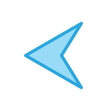 Projeniz için sol yön ok simgesi