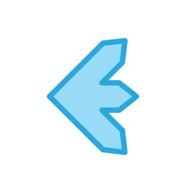 Projeniz için sol yön ok simgesi