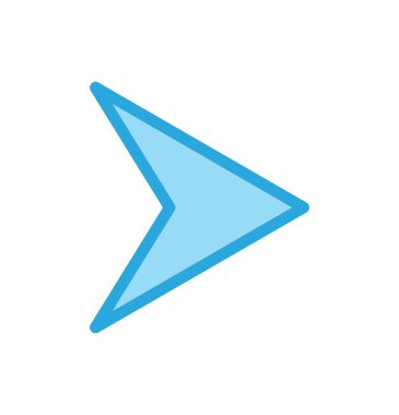 Projeniz için doğru yön ok simgesi