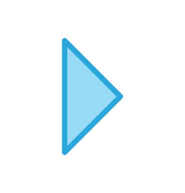 Projeniz için doğru yön ok simgesi