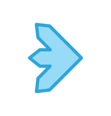 Projeniz için doğru yön ok simgesi