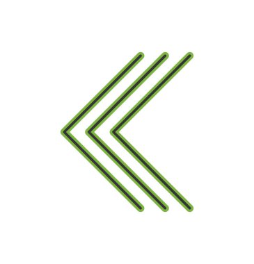 Projeniz için sol yön ok simgesi