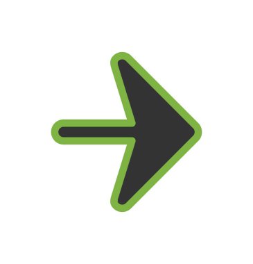 Projeniz için yön ok simgesi