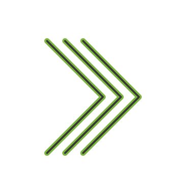 Projeniz için yön ok simgesi