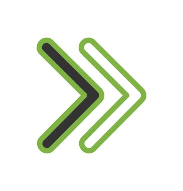 Projeniz için yön ok simgesi