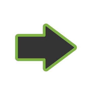 Projeniz için yön ok simgesi