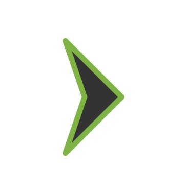 Projeniz için yön ok simgesi