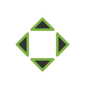 Projeniz için yön ok simgesi