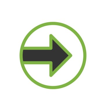 Projeniz için yön ok simgesi